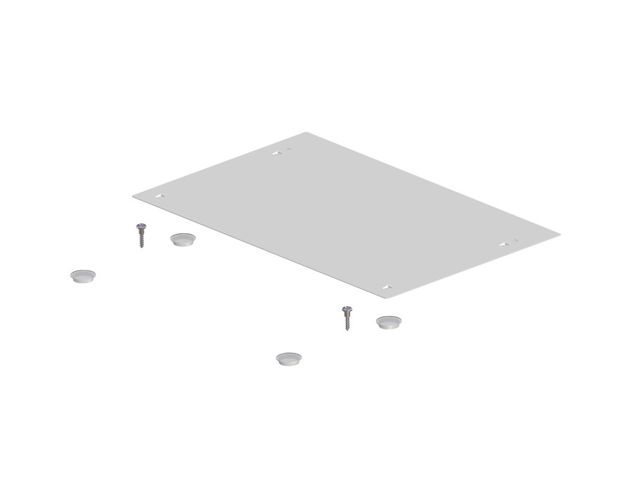 Coperchio per SmarTray in acciaio 75 mm con carenatura
