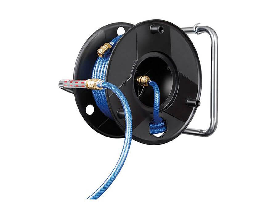 Kunststoff-Druckluftschlauchtrommel