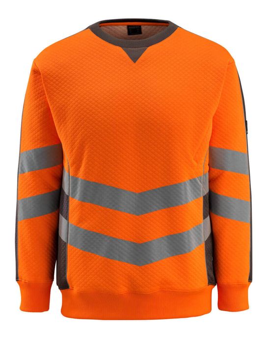 Felpa SAFE SUPREME hi-vis arancio/antracite scuro