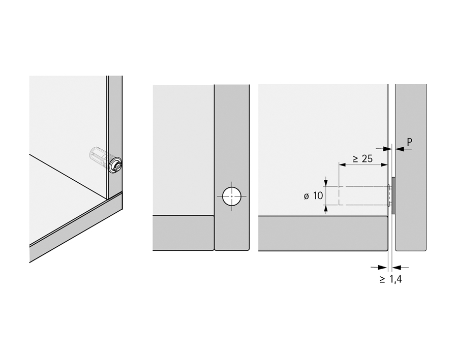 Push to open Lock da incasso