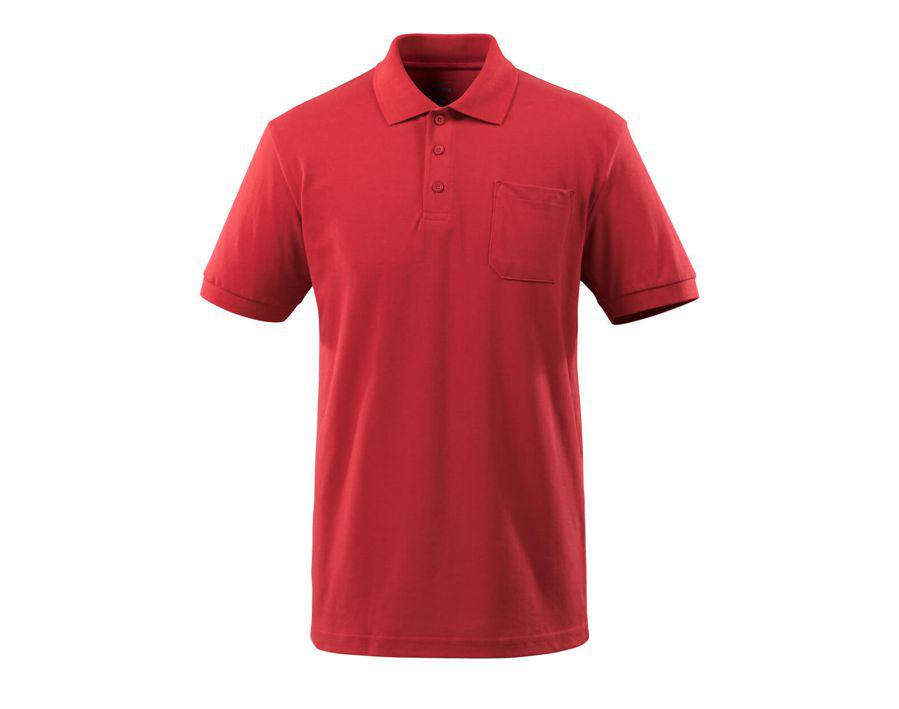 Polo con tasca sul petto CROSSOVER rosso