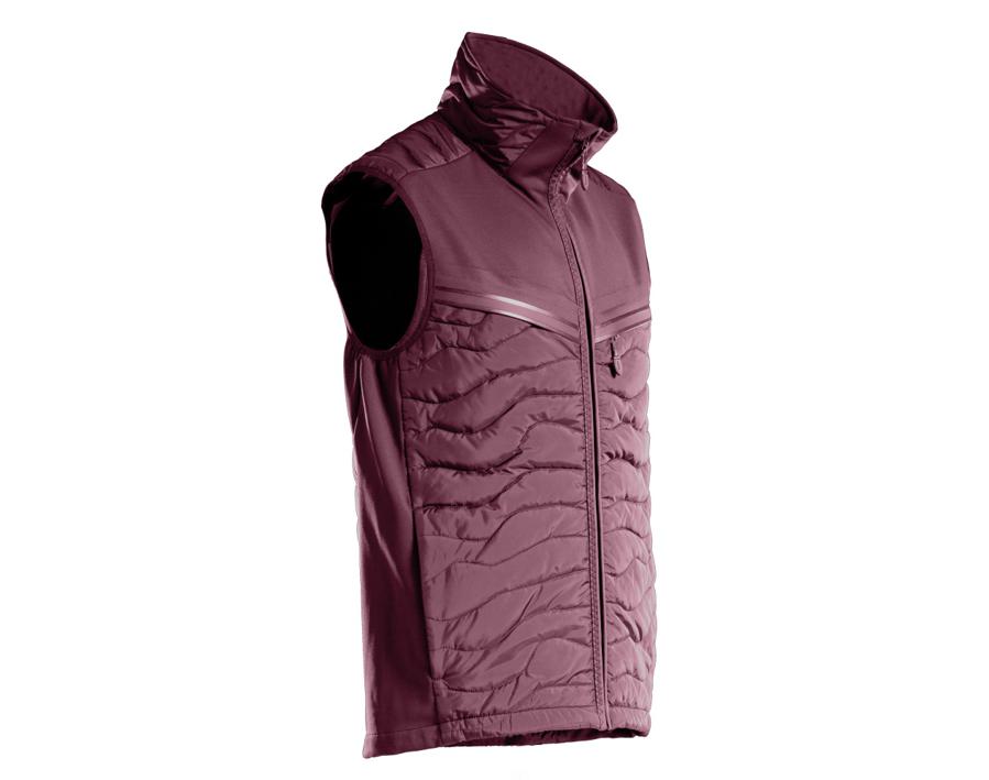 Gilet termico CUSTOMIZED bordeaux