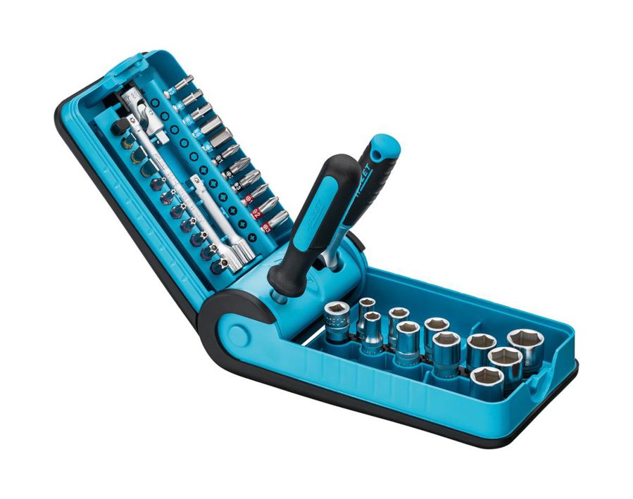 Sechskant-Steckschlüssel-Garnitur 1/4", 38-teilig