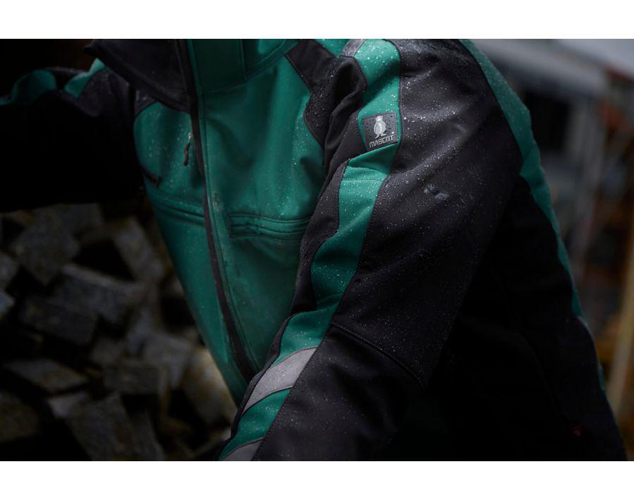 Giacca Softshell UNIQUE kakichiaro/nero
