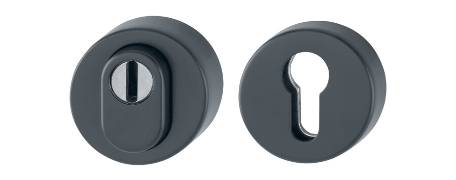 Coppia bocchette di sicurezza per porte d'ingresso E42ZNSB-ZA/42HS