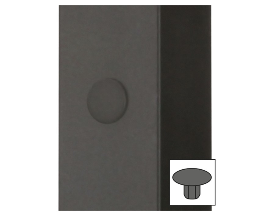 Cadro Placca di copertura per perno filettato M5 nero