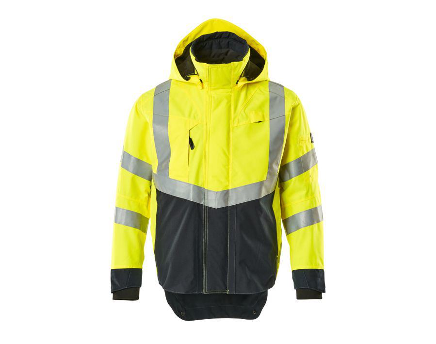 Giacca antivento SAFE SUPREME hi-vis giallo/blu navy scuro