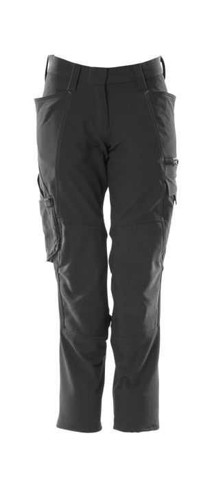 Pantaloni con tasche porta-ginocchiere ACCELERATE nero