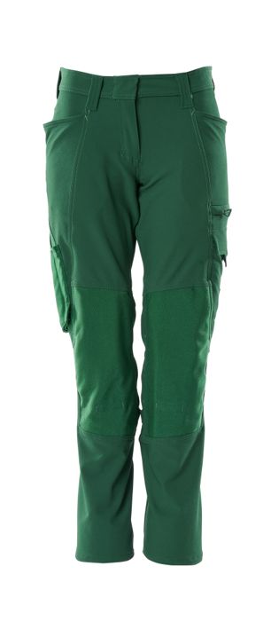 Pantaloni con tasche porta-ginocchiere ACCELERATE verde