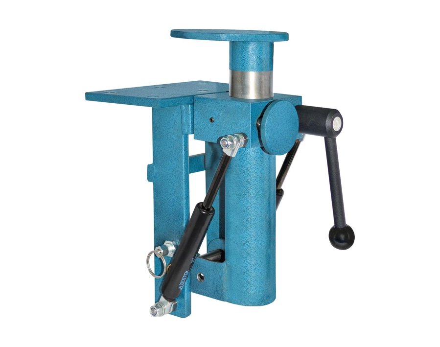 Klapp- und Höhenverstellgerät für Parallelschraubstock mit großem Amboss