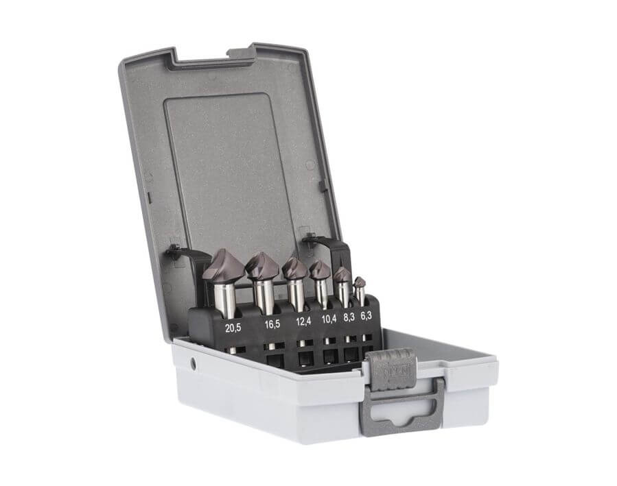 Kegel- und Entgratsenker mit ungleicher Teilung