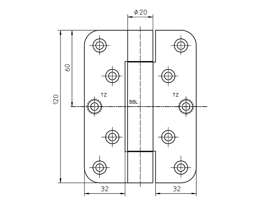 Cerniera VARIANT VN 2929/120