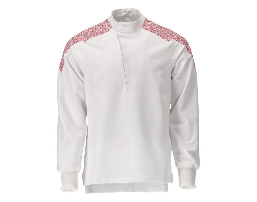 Casacca FOOD & CARE bianco/rosso