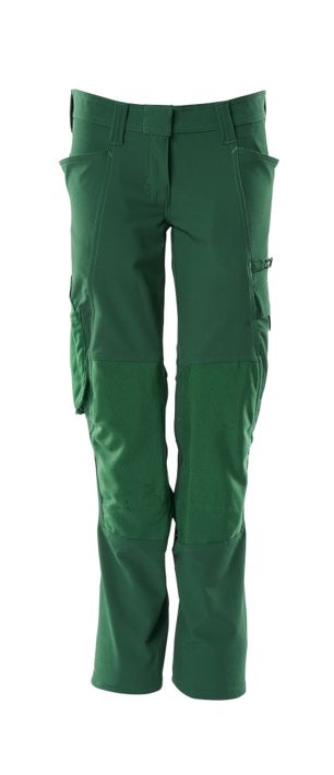 Pantaloni con tasche porta-ginocchiere ACCELERATE verde