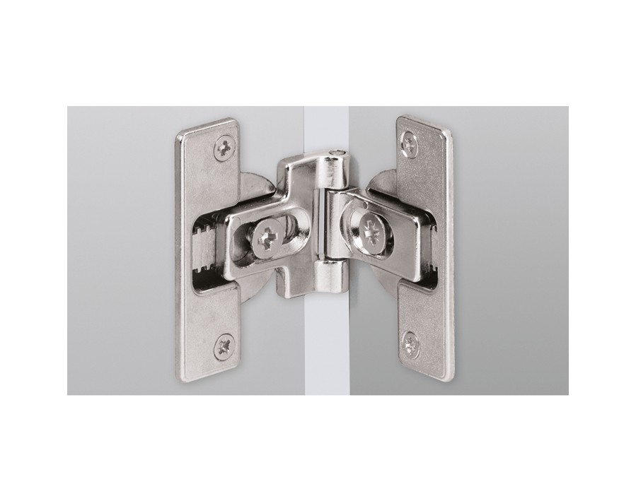 Cerniera centrale con spostamento regolabile del centro di rotazione