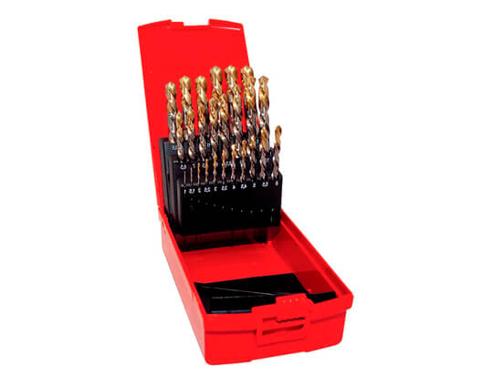 Serie punte corte da 25 pezzi A95, DIN 338 