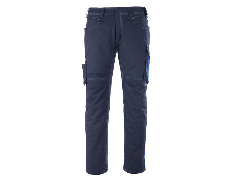 Pantaloni con tasche sulle cosce UNIQUE blu navy scuro/blu royal