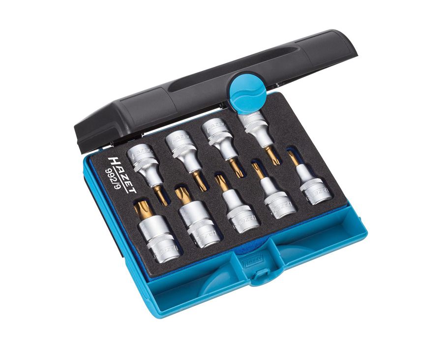 Schraubendreher-Einsatz-Garnitur 1/2" für Innen-TORX®-Schrauben