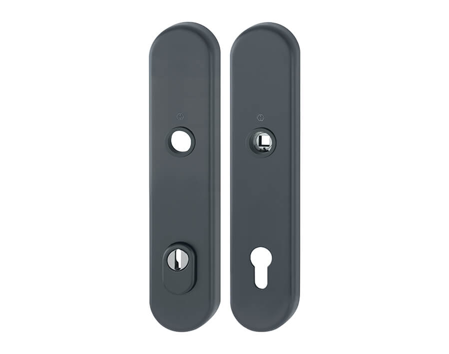 Coppia di placche in alluminio 3332ZA/3310 