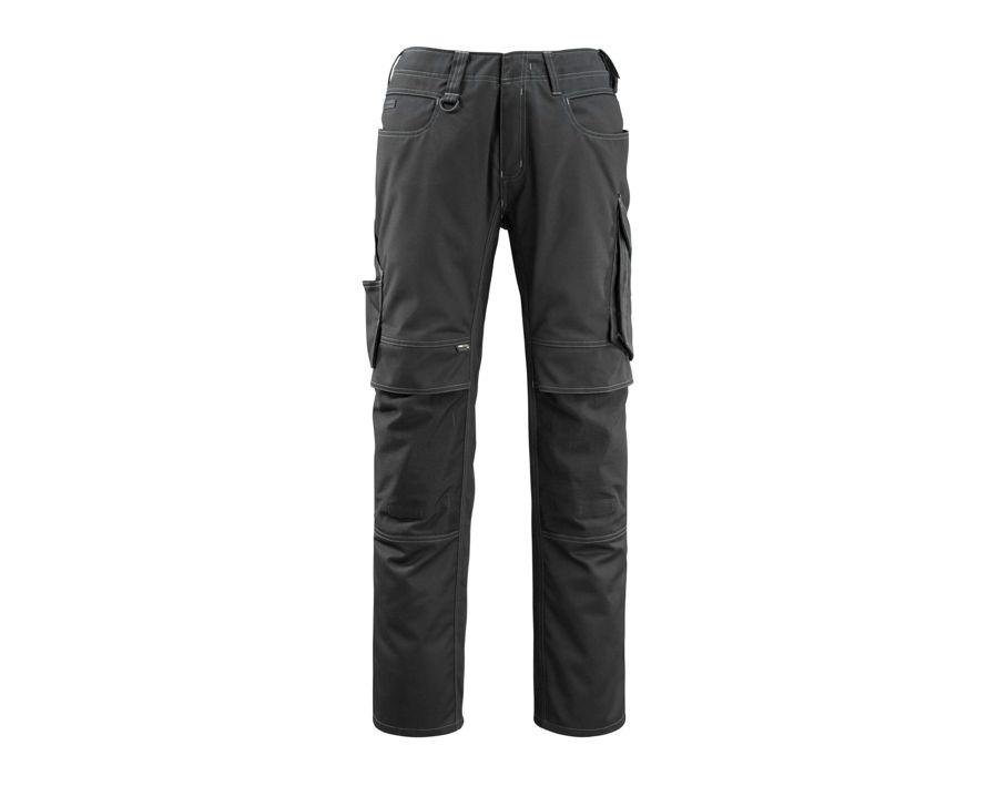 Pantaloni con tasche porta-ginocchiere UNIQUE nero