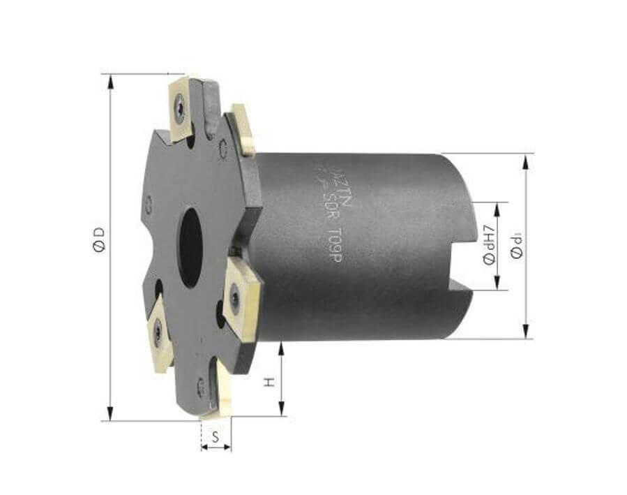 Scheibenfräser mit Bund