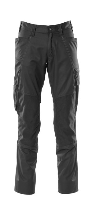 Pantaloni con tasche porta-ginocchiere ACCELERATE nero