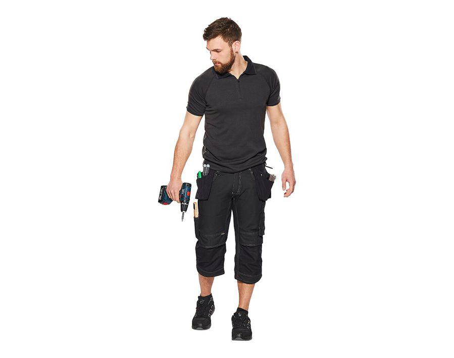 ¾ Pantaloni con tasche esterne UNIQUE nero