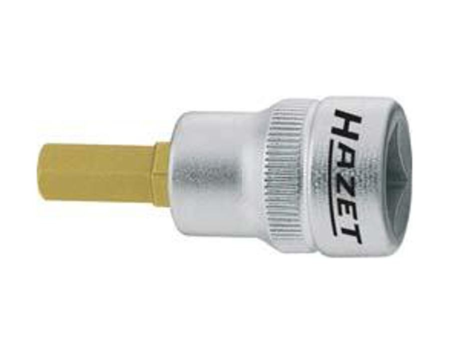 Schraubendreher-Einsatz 3/8" für Innensechskantschrauben, TiN-beschichtet, kurze Ausführung