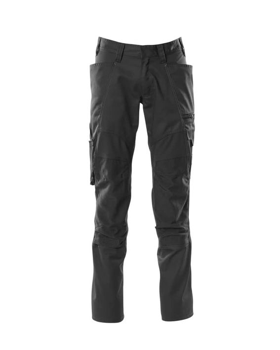 Pantaloni con tasche porta-ginocchiere ACCELERATE nero