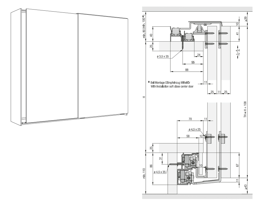 Hawa Combino 65 H Forslide (IS) ul
