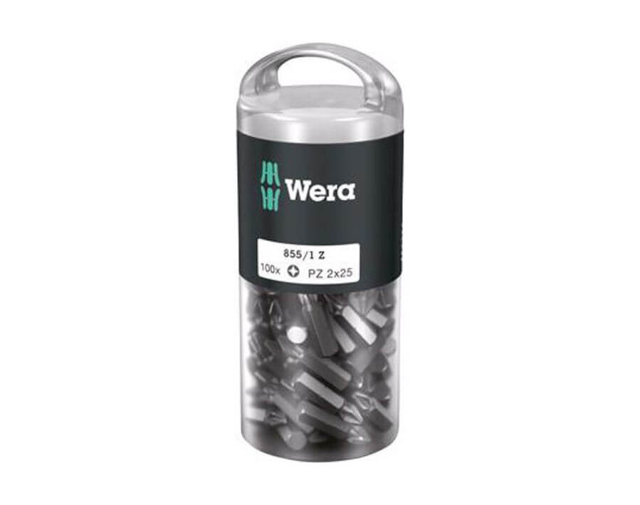 Bit-Großpack für Innen-TORX®-Schrauben 1/4 DIN 3126 C 6,3, 100 Bits in praktischer Kunststoffbox