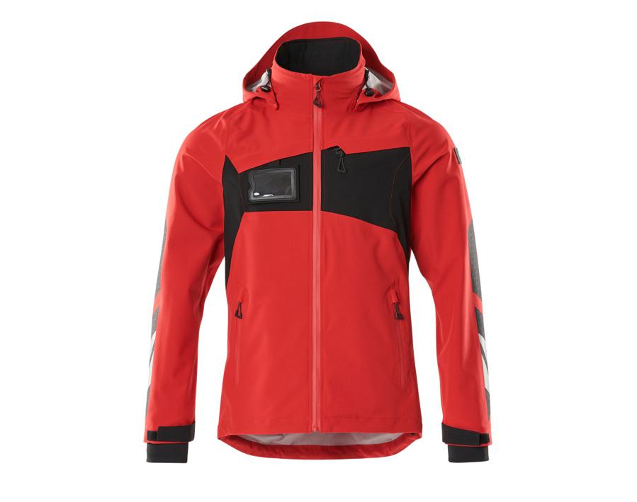 Giacca antivento ACCELERATE rosso/nero