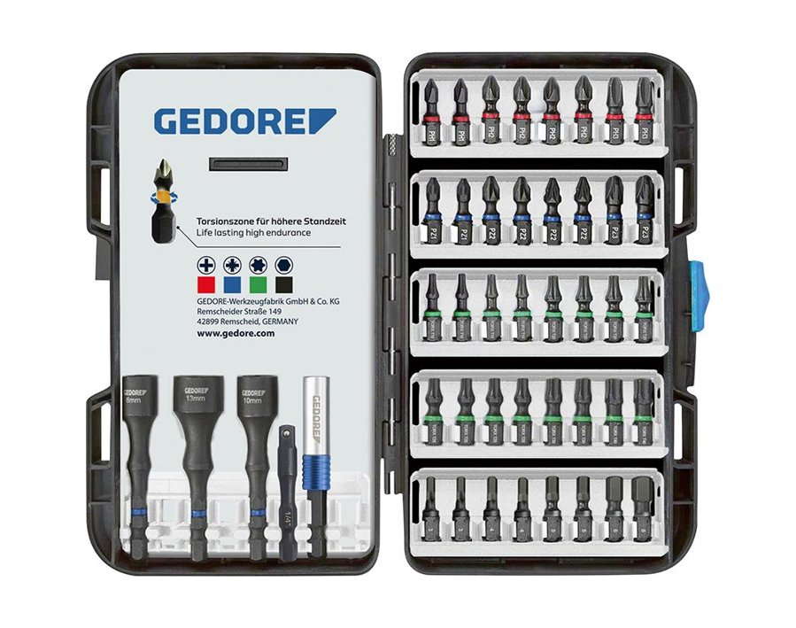 Bit-Sortiment Torsion 666-045, 45-teilig