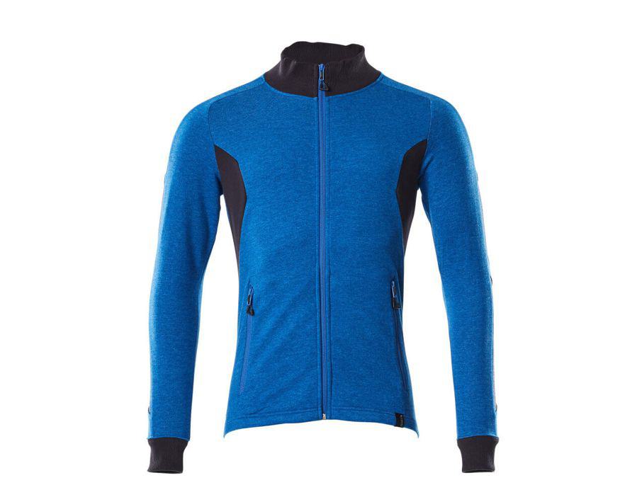 Felpa con chiusura lampo ACCELERATE azzurro/blu navy scuro