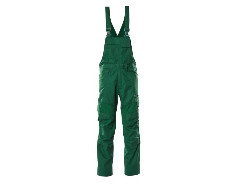 Salopette con tasche porta-ginocchiere ACCELERATE verde