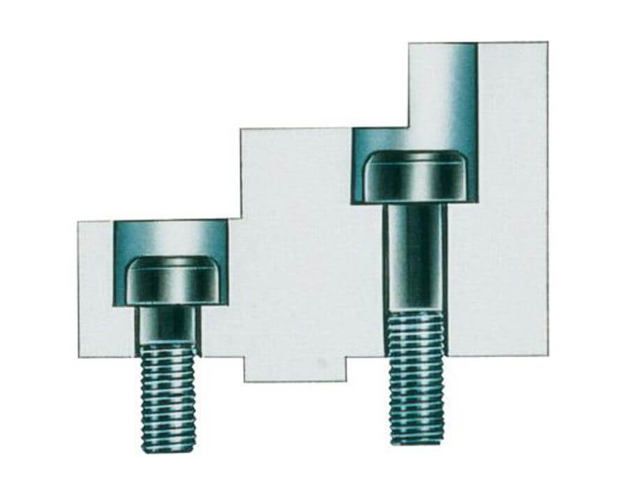 Befestigungsschraube für Aufsatzbacke, Schraube 1