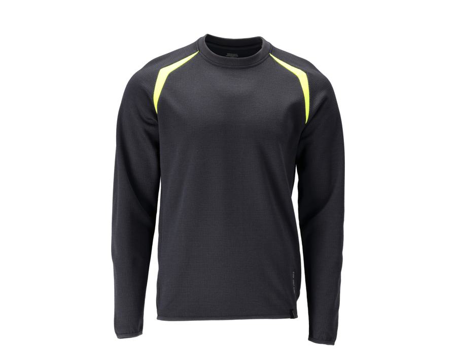 Felpa ACCELERATE MULTISAFE blu navy scuro/hi-vis giallo