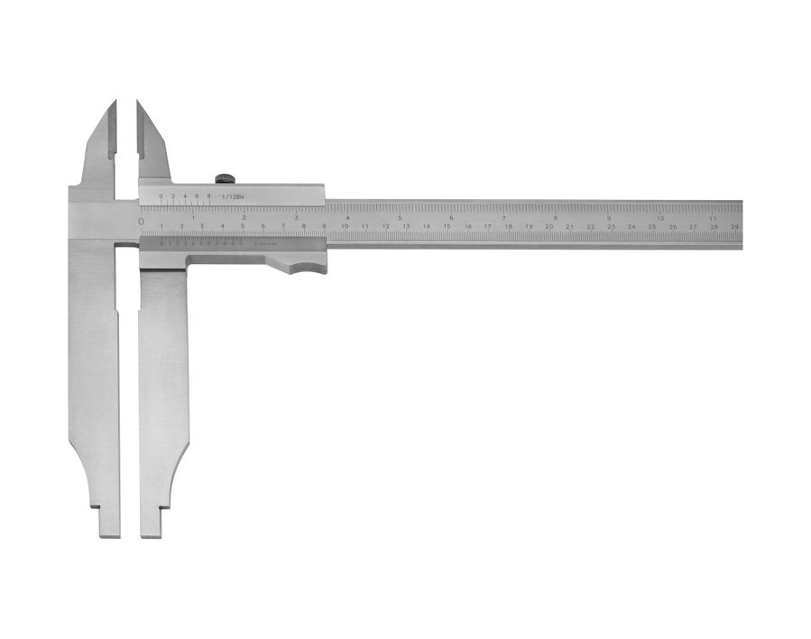 Werkstattmessschieber mit Messspitzen, ohne Feineinstellung