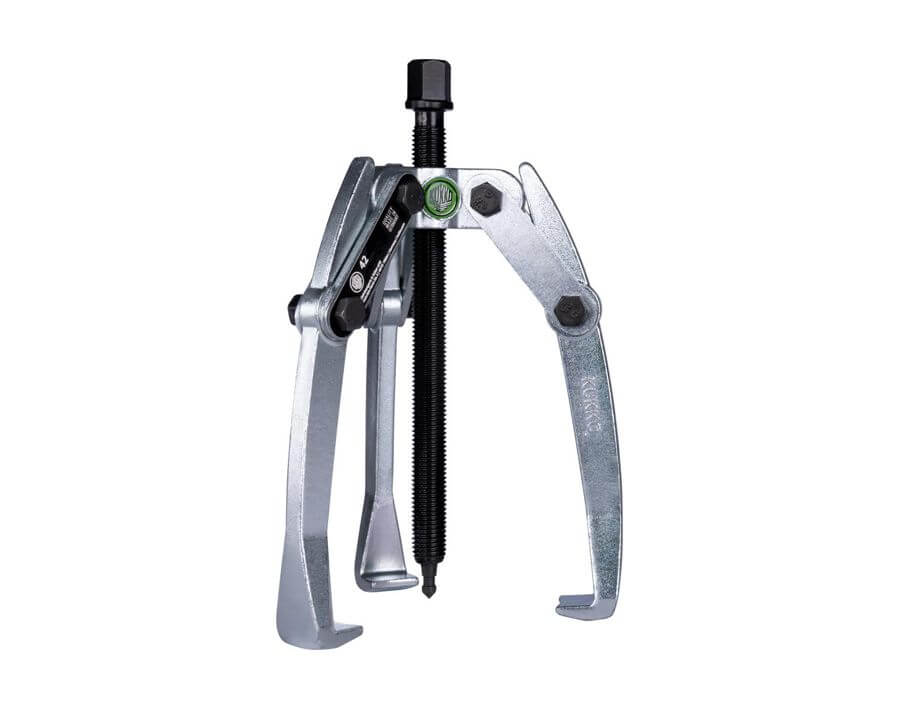 Abzieher, dreiarmig, gesenkgeschmiedet, Modell 42, mit Druckspindel