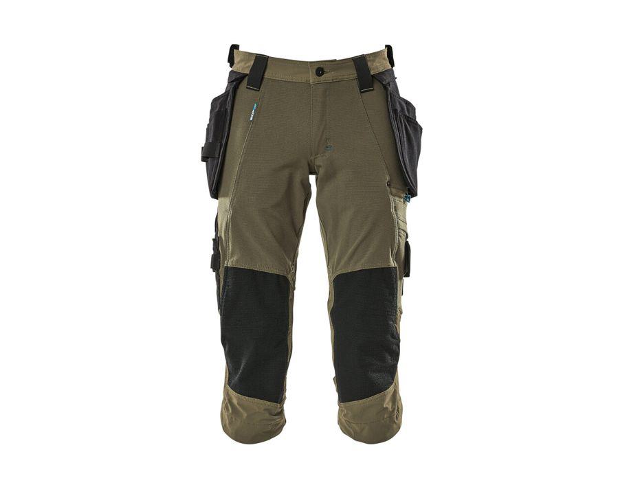 ¾ Pantaloni con tasche esterne ADVANCED verde muschio