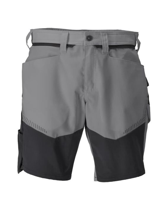 Pantalone corto CUSTOMIZED grigio pietra/nero