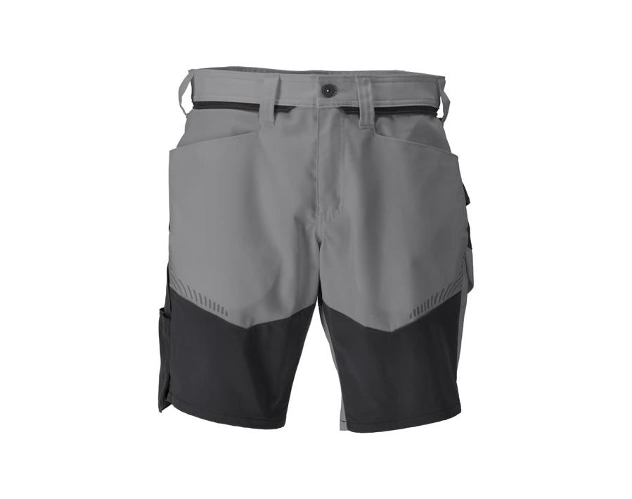 Pantalone corto CUSTOMIZED grigio pietra/nero