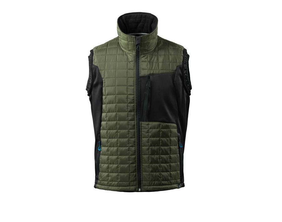 Gilet termico ADVANCED verde muschio/nero