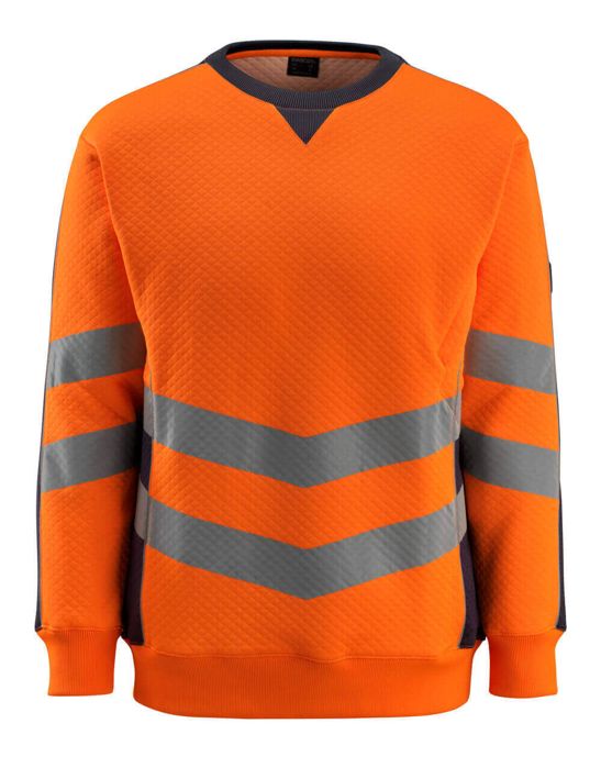 Felpa SAFE SUPREME hi-vis arancio/blu navy scuro
