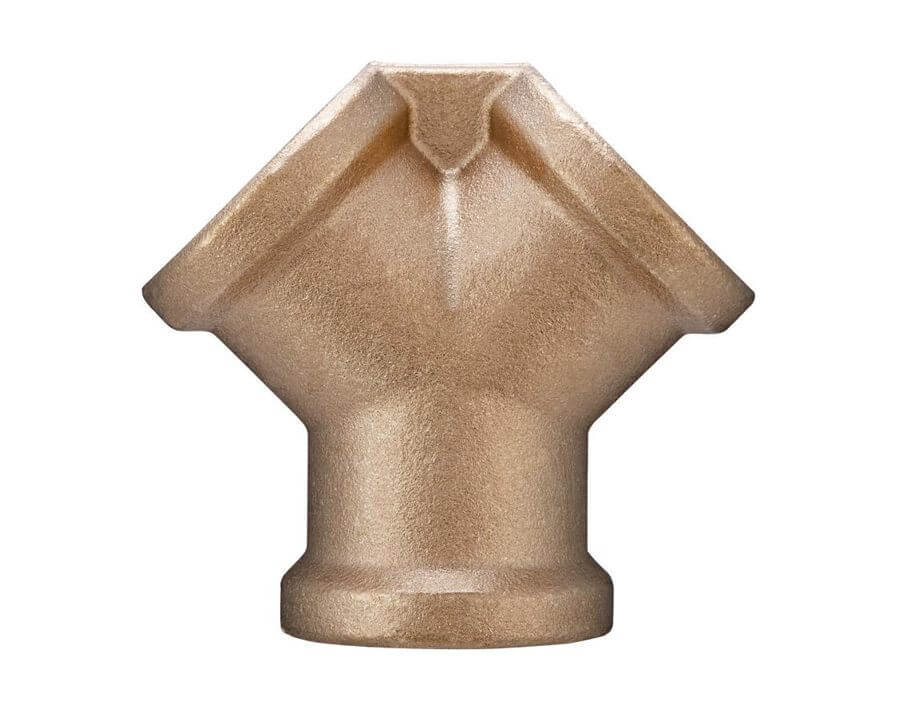 Druckluftverteiler mit 2 Abgängen