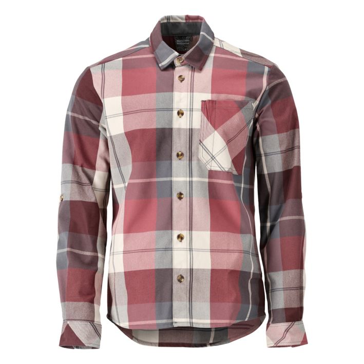 Camicia CUSTOMIZED a quadri bordeaux