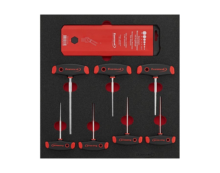 Werkzeugmodul Schraubendreher, 8-teilig, Modul 2/3