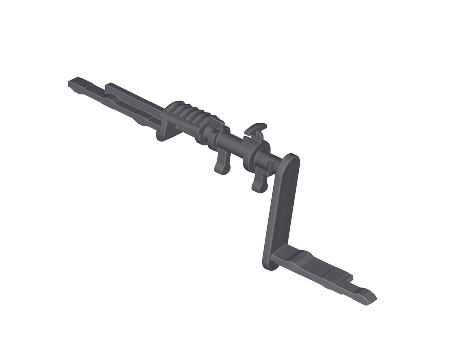 Adattatore tipo D applicabile sui due lati per il collegamento della sincronizzazione multipla alle guide Actro con Push to open