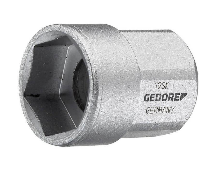 Sechskant-Steckschlüssel-Einsatz mit Sechskantantrieb 1/2"