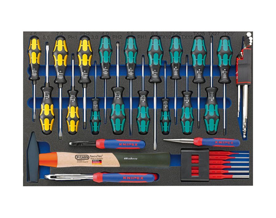 Werkzeugmodul Schraubendreher, 36-teilig, Modul 3/3